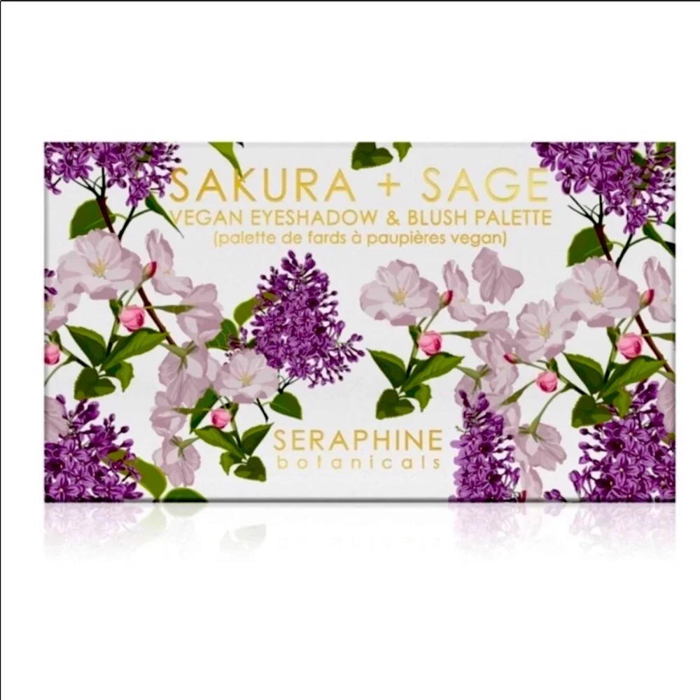 Sakura & Sage vegan eyeshadow & blush‎ palette
